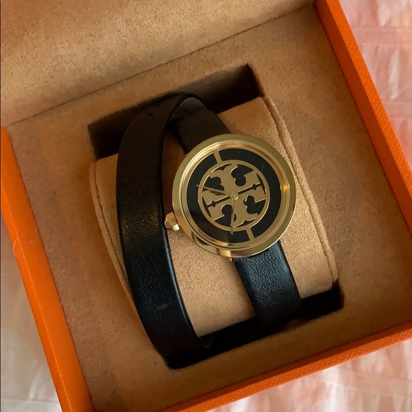 tory burch double strap watch